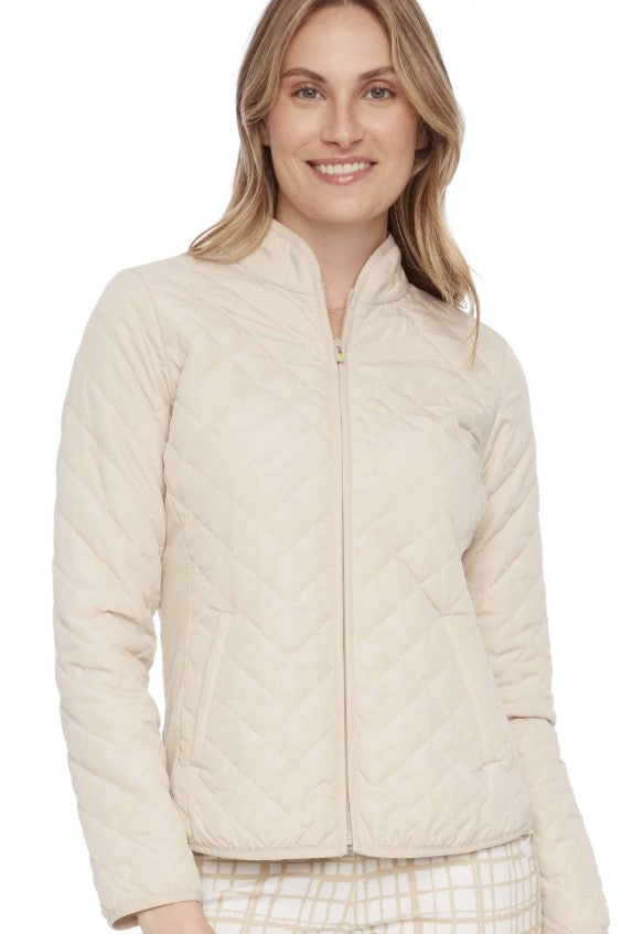 SWING CONTROL SOLID QUILTED/RIB JACKET (MULTIPLE COLORS)