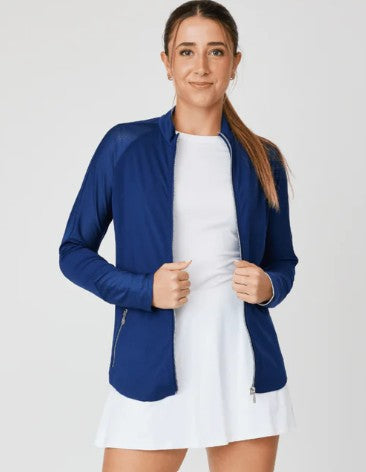 Sofibella UV Staples Jacket w Mesh Inserts (Multiple Colors)