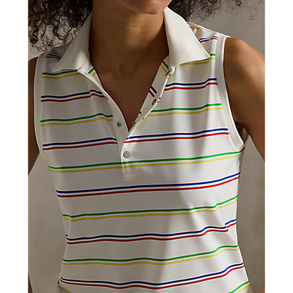 Ralph Lauren RLX SLEEVELESS YARN-DYED LIGHTWEIGHT AIRFLOW POLO