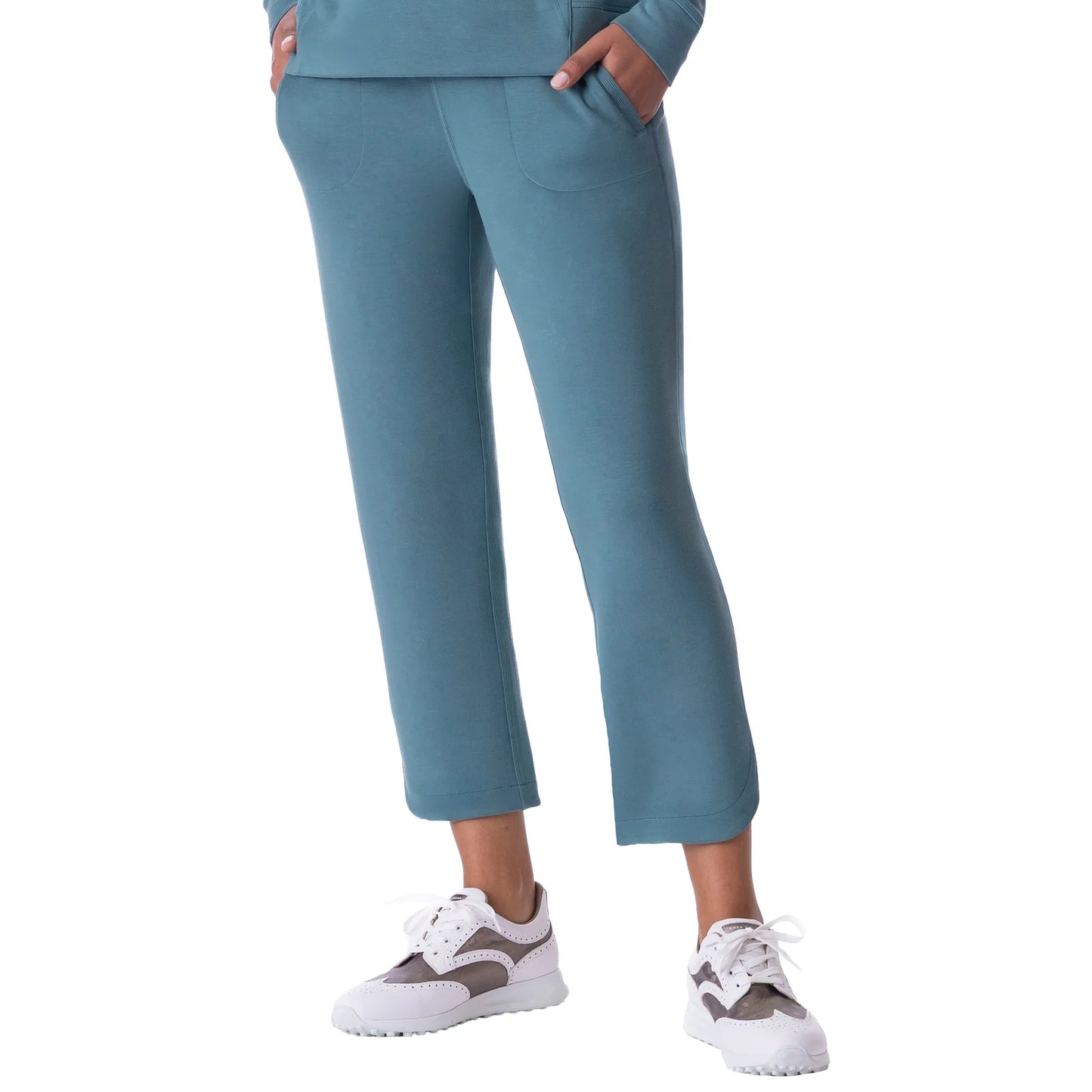 Belyn Key EMERALD BAY Sueded Blissful Knit Straight Crop Pant