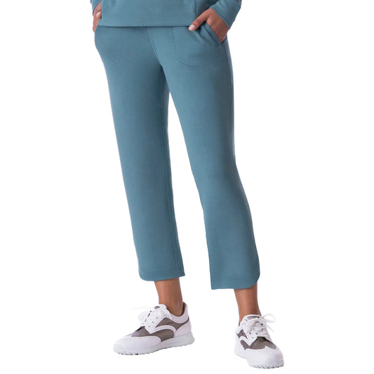 Belyn Key EMERALD BAY Sueded Blissful Knit Straight Crop Pant
