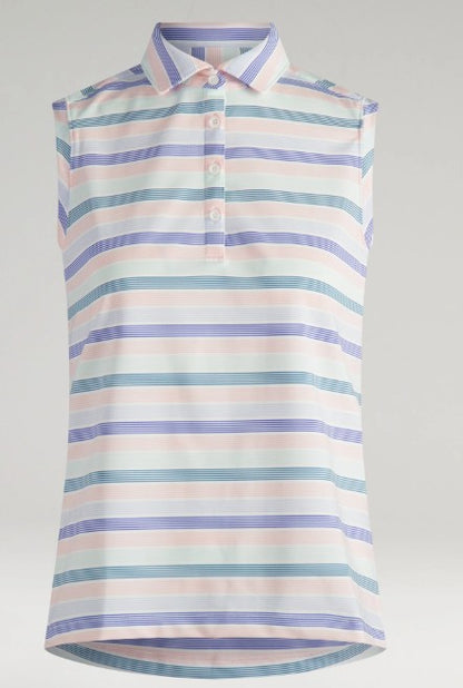 ZERO RESTRICTION SUMMER SLEEVELESS POLO (MULTIPLE COLORS)