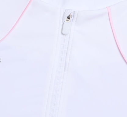 G/FORE APPAREL SUN SHIELD SILKY TECH NYLON QUARTER ZIP LAYER