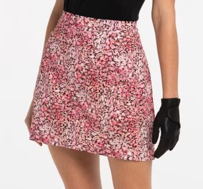 EPNY GO WILD SWIRLING ANIMAL PRINT SKORT 16.5"