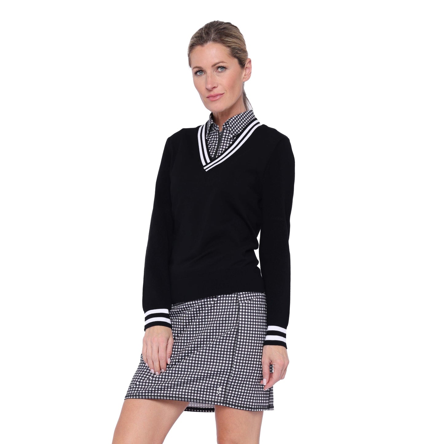 Belyn Key Wimbledon Lucy V-Neck Sweater