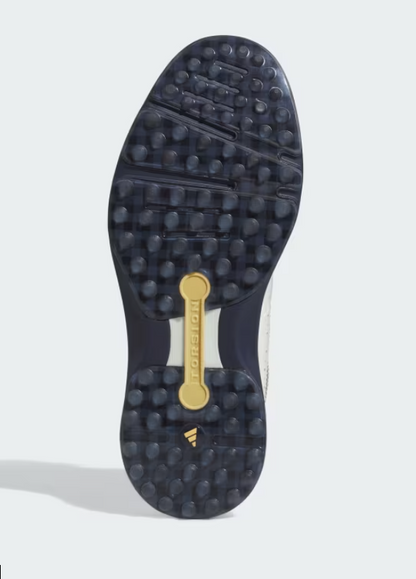 Adidas X Malbon MC87 Spikeless Golf Shoes - Off White / Collegiate Navy / Crystal Jade