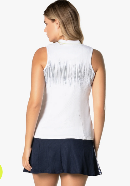 Lucky in Love Electric Toile Between The Lines Sleeveless Top