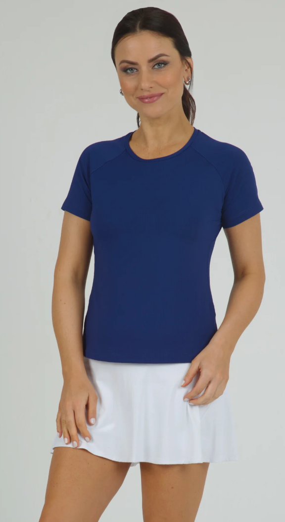 IBKUL Short Sleeve Crew Neck Top (Multiple Colors)