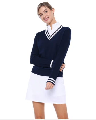 Belyn Key Marilyn Lucy V-Neck Sweater