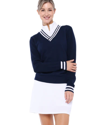 Belyn Key Marilyn Lucy V-Neck Sweater