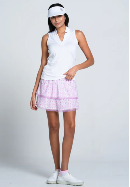 Lucky in Love Mystic Petal Pink Haze Skort - 15.25"