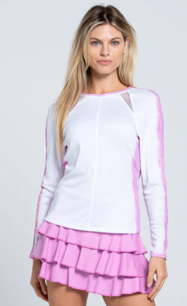 Lucky in Love Mystic Petal Pink Mystic Blaze Petal Long Sleeve Top