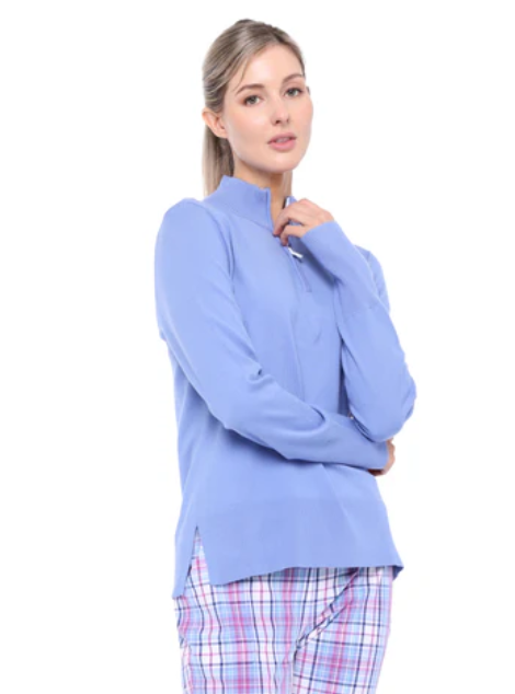 Belyn Key Katharine Quarter Zip Sweater