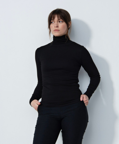 Daily Sports Belle Autumn Winter Ancona Long Sleeve Turtle Neck Top