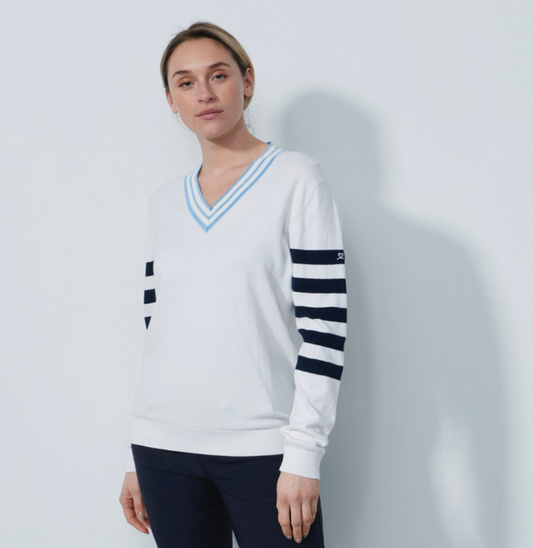 Daily Sports Belle Autumn Winter Lima V-Neck Sweater