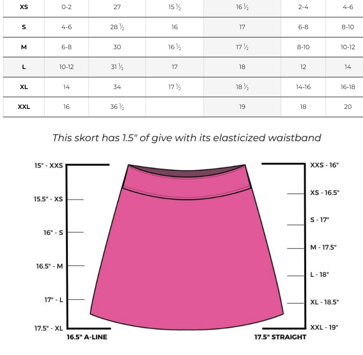 Golftini Fighter Skort