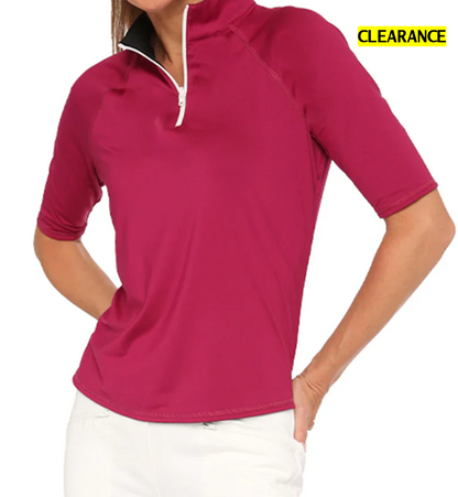 Belyn Key Mama Mia Reversible Half Sleeve Polo