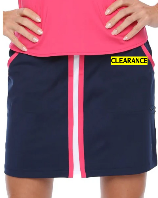 Belyn Key Notting Hill Stripe Front Skort 16.25"