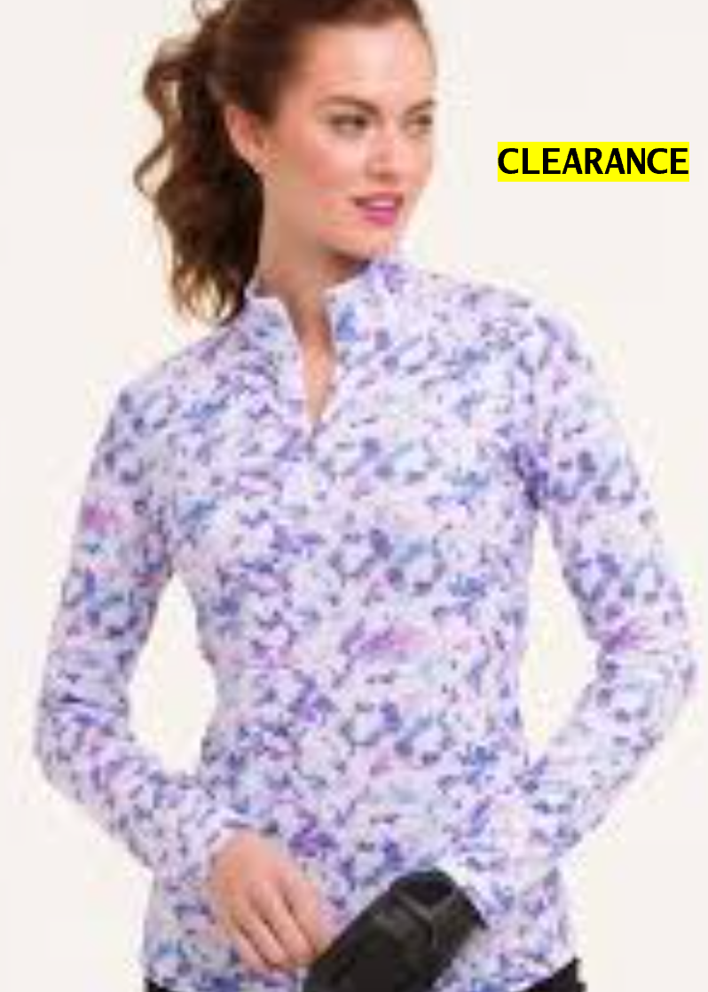 EPNY Special Effects Long Sleeve Splatter Print Polo – Gals on and off ...