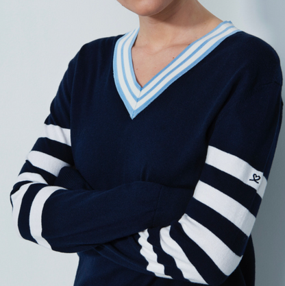 Daily Sports Delta Autumn Winter Lima V-Neck Sweater