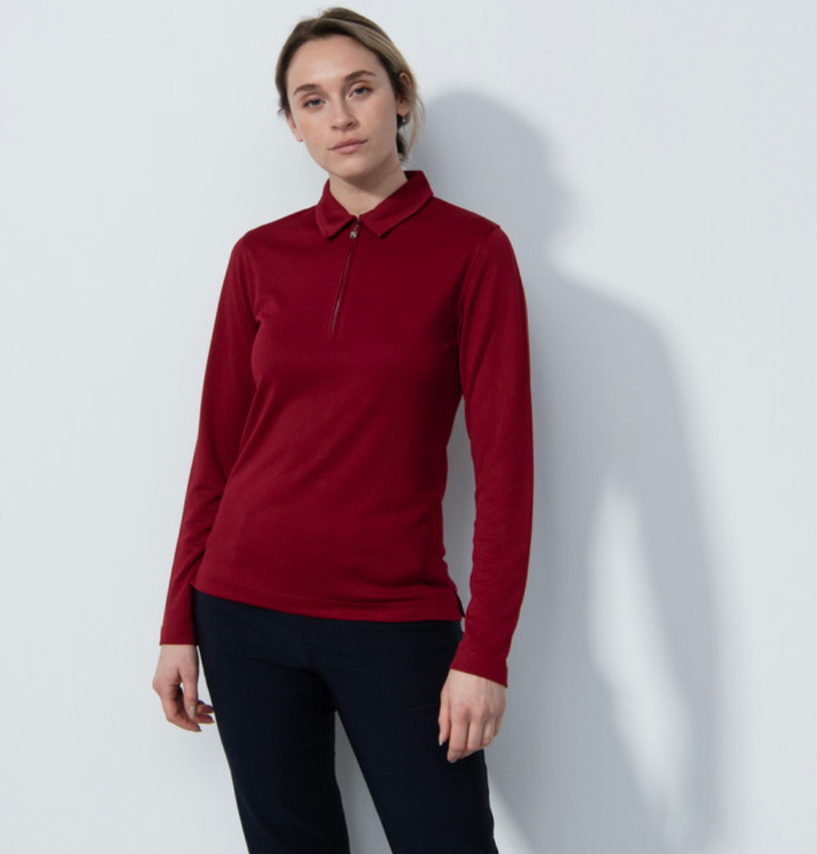 Daily Sports Belle Autumn Winter Peoria Long Sleeve Polo Shirt (Multiple Colors)