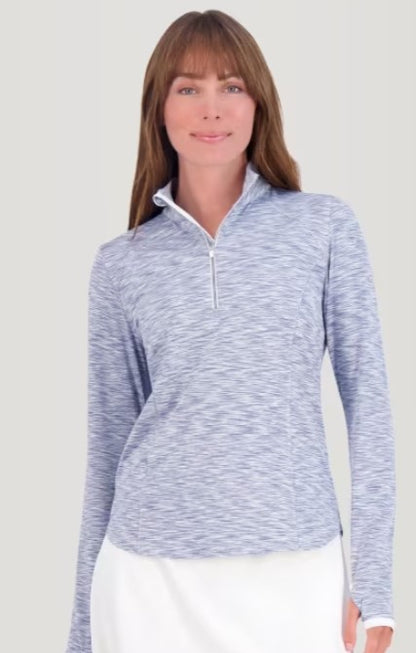 ZERO RESTRICTION SHAE LONGSLEEVE ZIP MOCK (MULTIPLE COLORS)