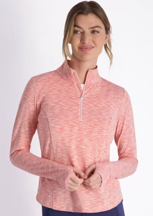 ZERO RESTRICTION SHAE LONGSLEEVE ZIP MOCK (MULTIPLE COLORS)