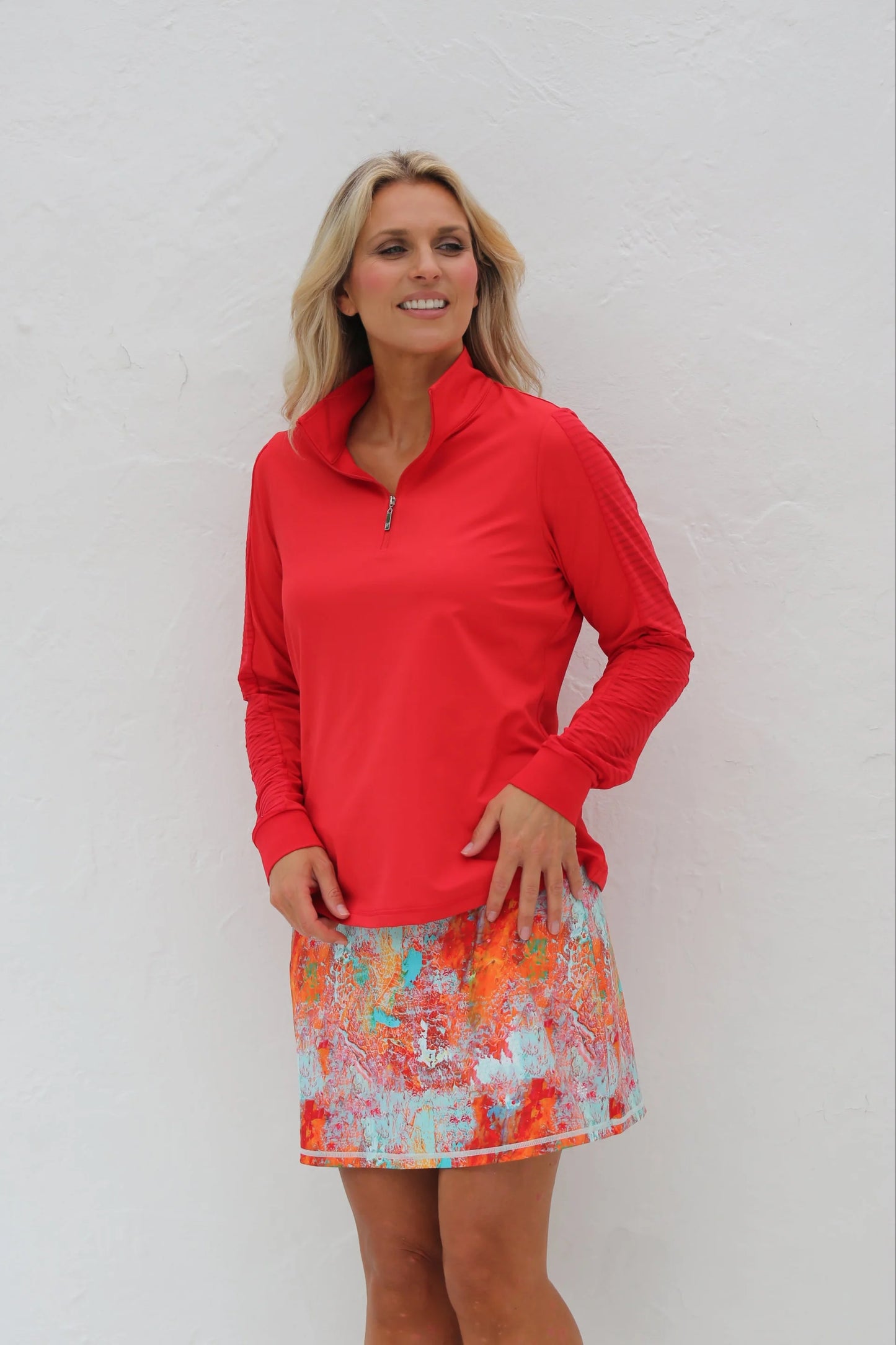 FAMARA Long Sleeve Golf Shirt (Multiple Colors) NEW COLORS