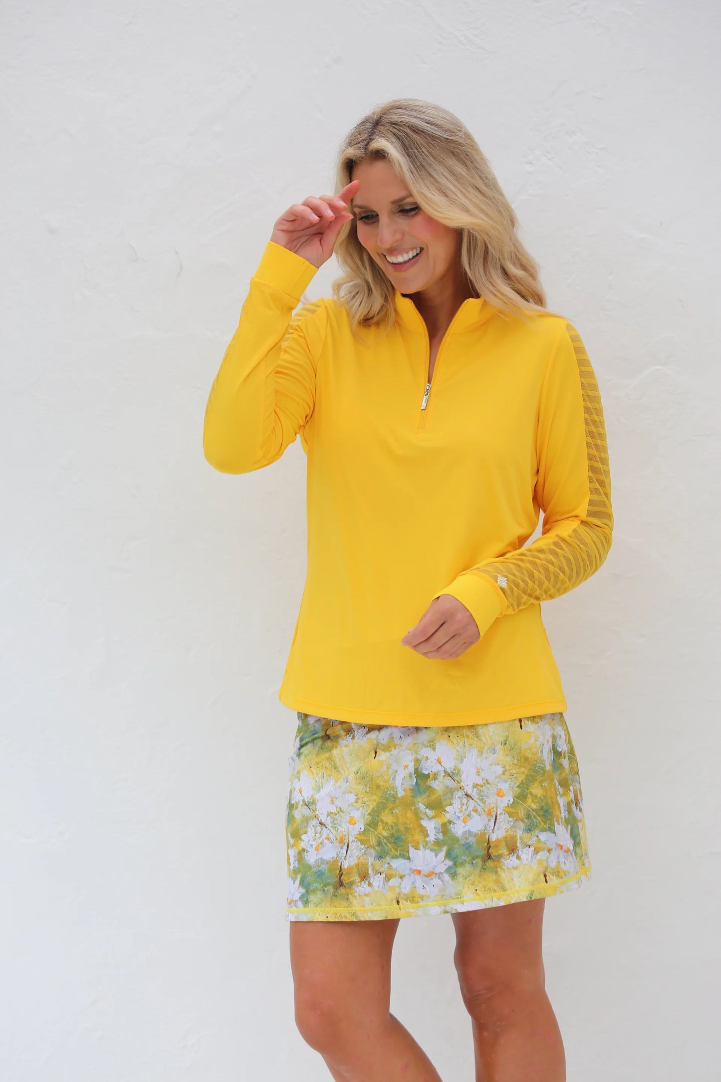 FAMARA Long Sleeve Golf Shirt (Multiple Colors) NEW COLORS