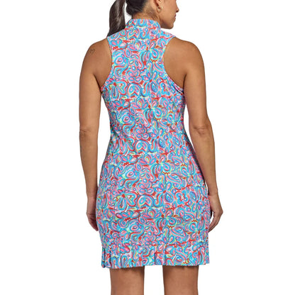 Tzu Tzu Shiloh Sleeveless Dress in Glow Up