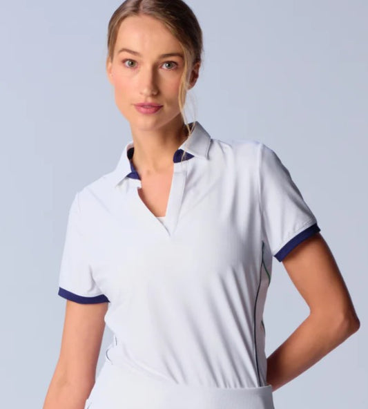 G Lifestyle MORNING MIST Short Sleeve Polo Shirt