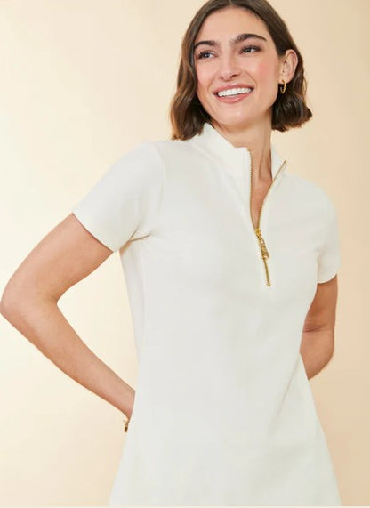 Spartina Short Sleeve Serena Half-Zip Top