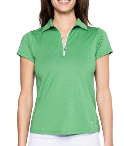Golftini Short Sleeve Zip Polo (Multiple Colors)