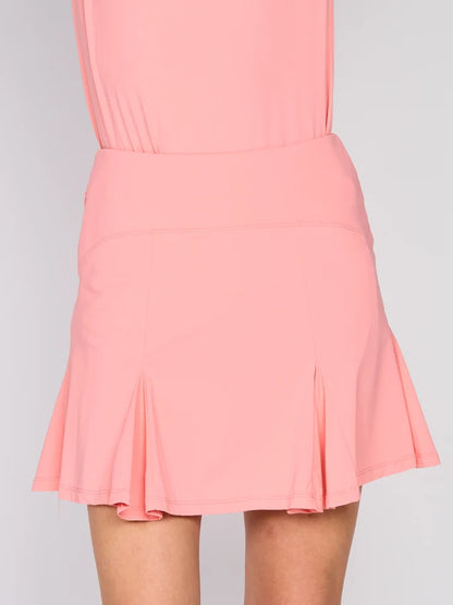 G Lifestyle Spring Flare Godet 17" Skort NEW COLORS