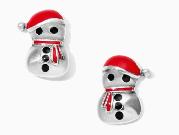 Brighton Holiday Jewelry Snowman Mini Post Earrings