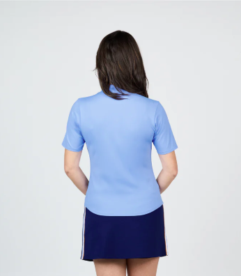 Sofibella CLASSIC CURRENTS Elbow Sleeve Polo