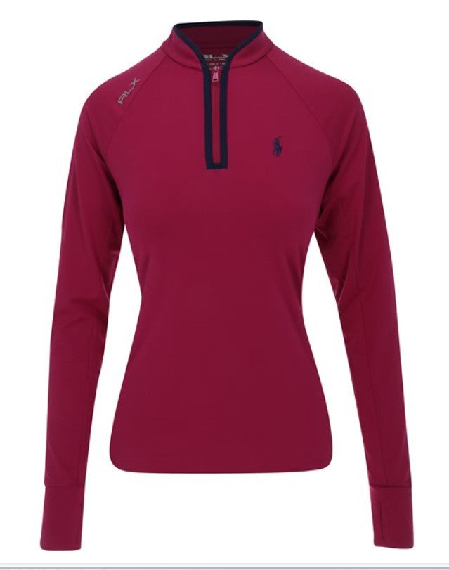 Ralph Lauren RLX Stretch Jersey Quarter-Zip Long Sleeve Pullover (Multiple Colors)