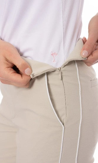 Golftini Stretch Solid Ankle Pant 27" (Multiple Colors)