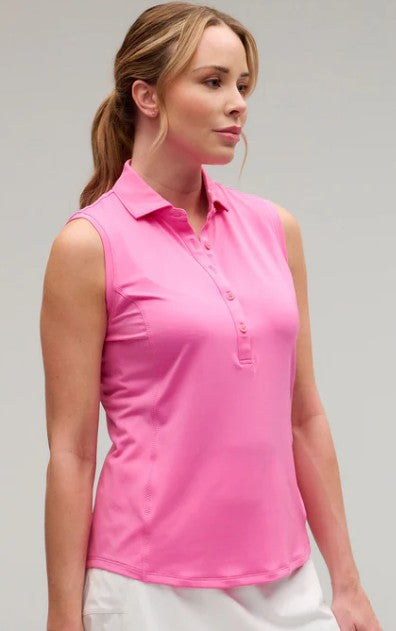 ZERO RESTRICTION TAE SLEEVELESS POLO (MULTIPLE COLORS)