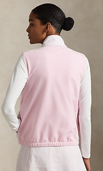 Ralph Lauren RLX TECH TERRY QUILTED HYBRID FULL-ZIP VEST SEERSUCKER
