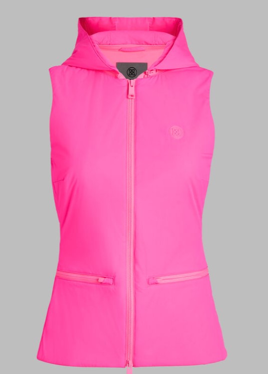 G/FORE APPAREL THE WHIT TAILORED DOWN REMOVABLE HOODED VEST (MULTIPLE COLORS)