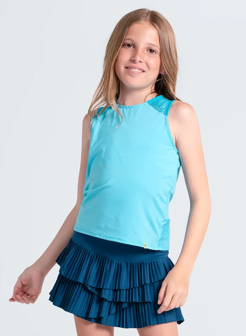 Lucky in Love Youth Tie Break Tank Sleeveless (Multiple Colors)