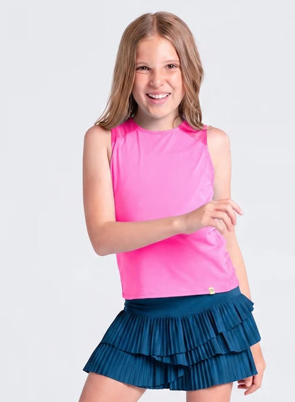 Lucky in Love Youth Tie Break Tank Sleeveless (Multiple Colors)