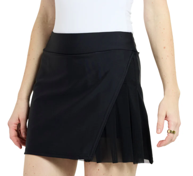 TZU TZU Goldie Mesh Skort 16" (Multiple Colors)