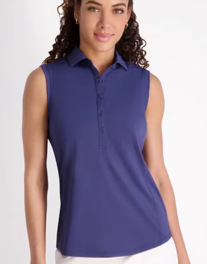 ZERO RESTRICTION TAE SLEEVELESS POLO (MULTIPLE COLORS)