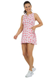IBKUL Scribble Hearts Print Tennis Dress