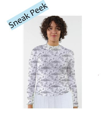 EPC Couture Toile Claire Long Sleeve Top (Multiple Colors) - SNEAK PEEK ONLY AT GALS