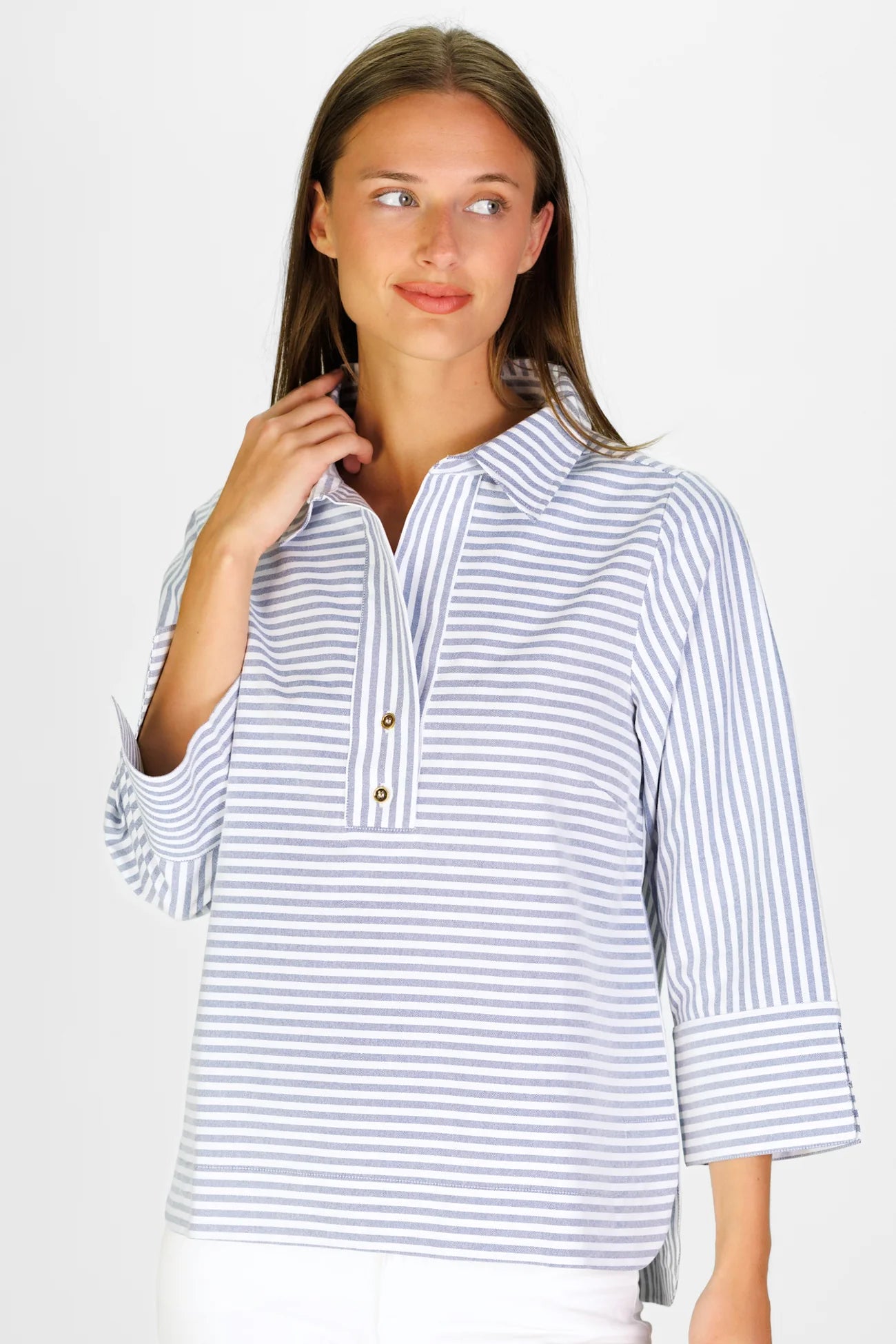 Duffield Lane Toni 3/4" Sleeve Top (Multiple Colors)