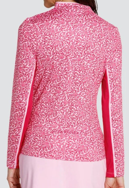 Tail Better HIBISCUS PALMS Long Sleeve Torin Top