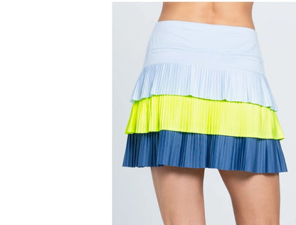 Lucky in Love Steel Going Strong Triple Threat Pleated Skort 15.25"